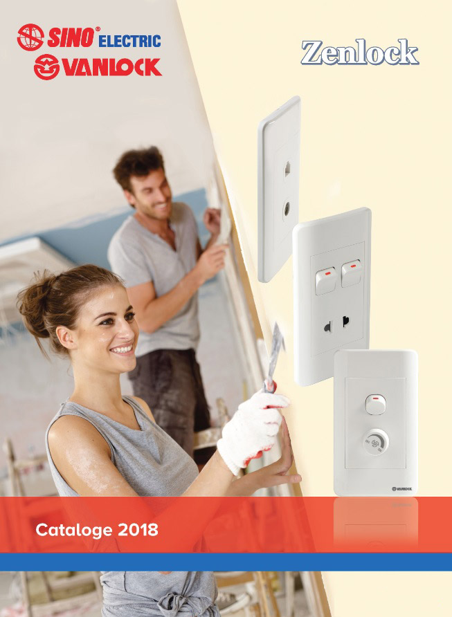 Bảng giá Ổ cắm & công tắc Zenlock Sino Vanlock 2019