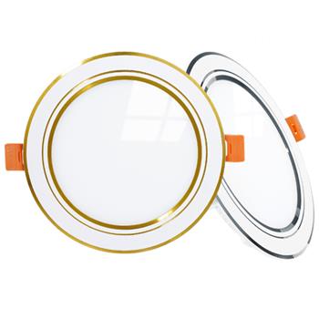 Đèn âm trần Panel VinaLed 12W PL-EG12 viền vàng PL-EG12