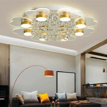 Đèn mâm Led Andora Ø800 - LED 3 CĐ + Remote ML-7706/8