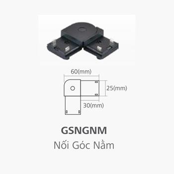 Nối góc nằm ray nam châm siêu mỏng GSNGNN GSNGNM