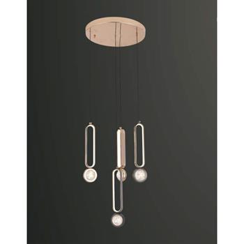 Đèn treo trang trí Verona Ø350*H1000 - ánh sáng 3 CĐ T-1027/3+1