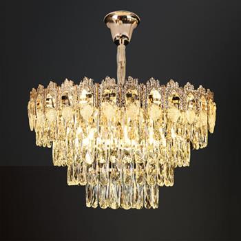Đèn chùm pha lê Ø800*H400+500 - E14*21 CFL-475