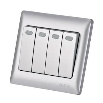 Bộ công tắc bốn 1 chiều CHINT NEW7-G00708A 10AX 250V NEW7-G00708A