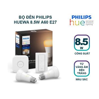 Bộ đèn Philips HueWA 8.5W A60 E27 set VN HueWA 8.5W A60 E27 set VN