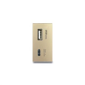 Hạt ổ cắm USB 20W size S Grimma G9 series, G9USB20 G9USB20