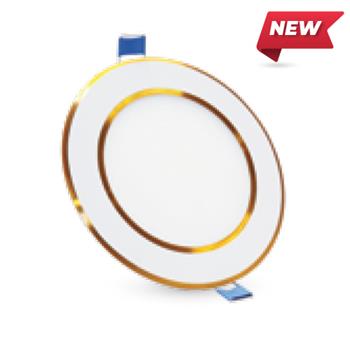 Đèn Downlight LED siêu mỏng viền vàng ánh sáng trắng ELD2040