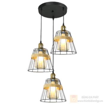Đèn treo trần trang trí Slister Ø240*H1000mm - E27*3 1134-3