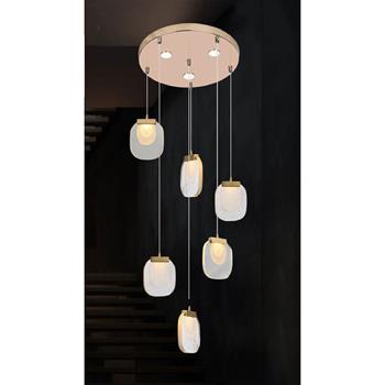 Đèn thả pha lê Andora Ø350*H1200 - LED 3000K TPL-5906/6