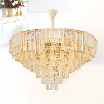 Đèn chùm pha lê Ø800*H400+500 - E14*21 Lamp W23Kg NC 6603B