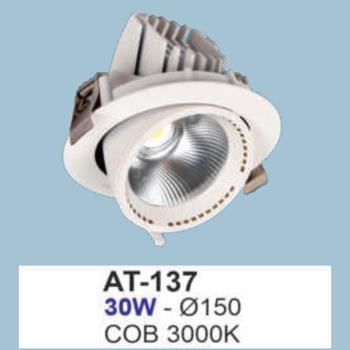 Đèn âm trần chiếu điểm Andora AT-137/30W 3000K AT-137/30W