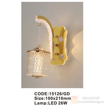 Đèn tường trong nhà Slister 110*210mm - LED 26W 15126/GD