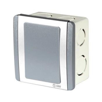 Đế âm nhựa vuông tự chống cháy loại thấp 75x75x39mm S3157L