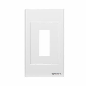 Mặt nhựa chứa 1 MCB kiểu M S18121/M
