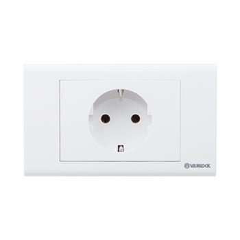 Ổ cắm "schuko" 16A tiếp đất S18/16