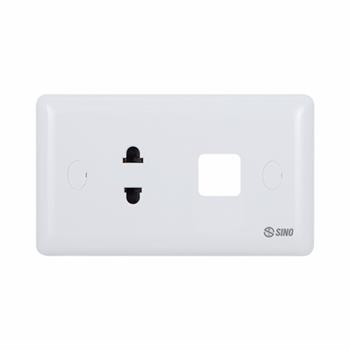 Ổ cắm đơn 2 chấu 16A với 1 lỗ S198X(S198XV)