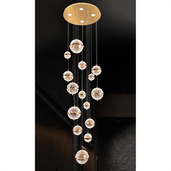 Đèn thả cầu thang HUFA TTF 1684/15 Ø600*H2500 LED 95W TTF 1684/15