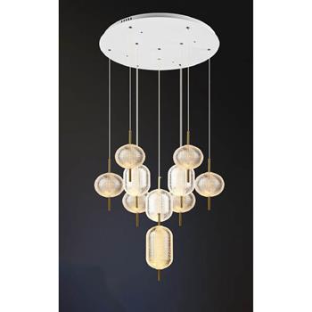 Đèn thả pha lê Andora Ø600*H3100 - LED 3 CĐ TPL-8271/10