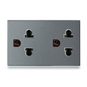 Hạt ổ cắm đôi 3 chấu Grimma G8SK333 G8SK333