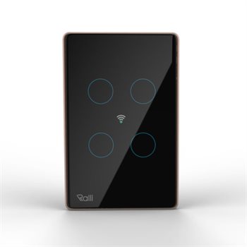 Công tắc cảm ứng Rạng Đông CTCU.WF CN.04T.2W.SP MN 4 nút bấm CTCU.WF CN.04T.2W.SP MN