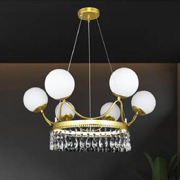 Đèn thả trang trí Andora Ø550*H1200 - G9*6 + LED 3 CĐ (có bóng) TL-8807/550