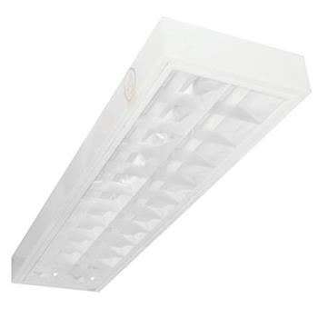 Máng đèn lắp nổi 2 bóng x 1.2m (thanh ngang bằng nhôm sọc, thanh dọc bằng inox) PSFD236