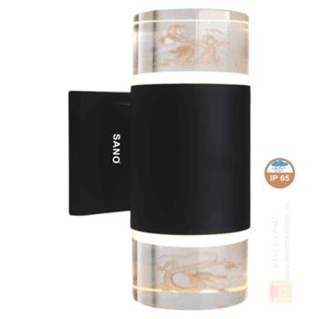 Đèn vách cổng Sano led 9W*2 - Ø90*H210 mm GC 2349