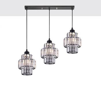 Đèn thả bàn ăn Andora đế dài Ø250*H1000 - E27*3 ĐT-2399/3A BK