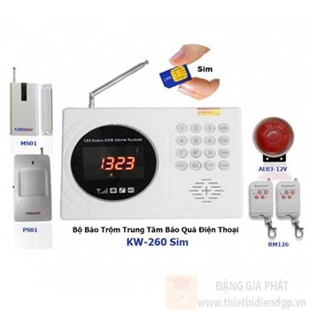 Báo trộm qua điện thoại Kawasan 260-Sim