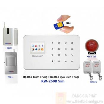 Báo trộm qua điện thoại Kawasan 260B-Sim