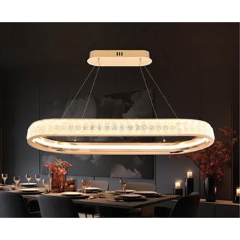 Đèn thả pha lê Andora L900*W330 (Dây 1.3m) - LED 3 CĐ TL-3007/L900