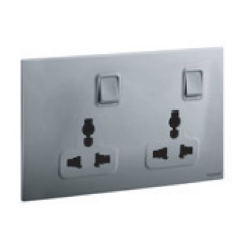 Bộ ổ cắm đôi đa năng có công tắc 16A 281122DS