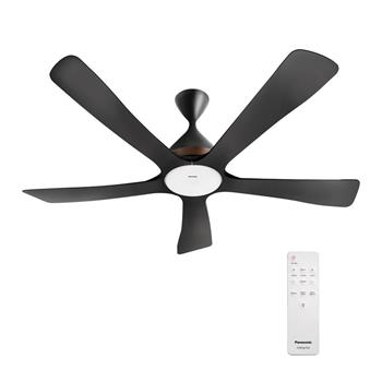Quạt trần Panasonic 5 cánh F-60DGN có đèn Led và kết nối Wifi F-60DGN
