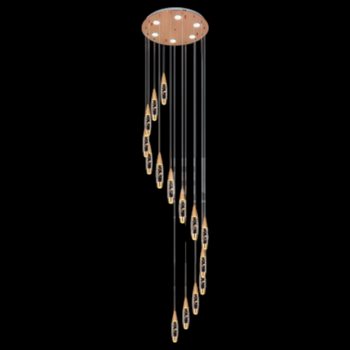 Đèn thả pha lê Euroto T-104/15 Ø600 x H3000 T-104/15