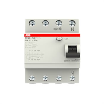 RCCB ABB 4P FFH204 AC-25/0,3 300mA 2CSF204006R3250