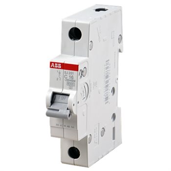 Cầu dao tự động MCB ABB 1P SJ201-C6 6kA 2TAZ141100R0064