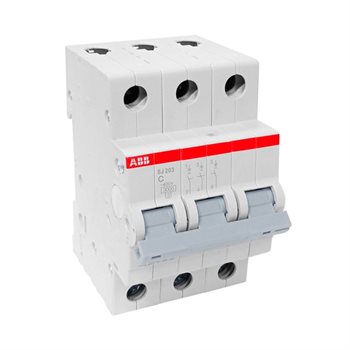 Cầu dao tự động MCB 3P ABB SJ203-C6 6kA 2TAZ141300R0064