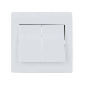 Bộ công tắc đôi ABB Inora BL102 1 chiều 10AX 2TCZ171003R0030