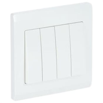 Bộ công tắc bốn ABB Inora BL104 1 chiều 10AX 2TCZ171007R0030