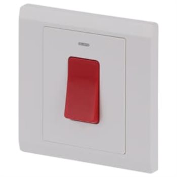 Bộ công tắc 2 cực ABB Inora BL176 32A có đèn báo Neon 2TCZ171013R0090