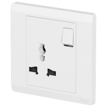Bộ ổ cắm đa năng ABB Inora BL294 13A kèm công tắc 2TCZ172003R0040