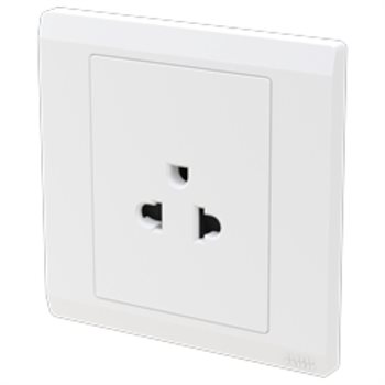 Bộ ổ cắm đơn ABB Inora BL244 3 chấu 16A 2TCZ172007R0060