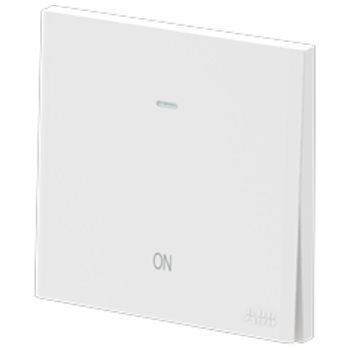 Công tắc máy nước nóng ABB Framia BC171 2 cực 20AX, có đèn LED marked "ON" 2TCZ211015R0070