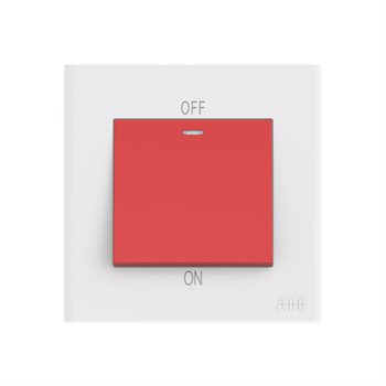 Công tắc 2 cực ABB Framia BC176 32A, có đèn báo Neon 2TCZ211018R0090