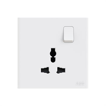 Bộ ổ cắm đa năng đơn ABB Framia BC294 16A kèm công tắc 2TCZ212013R0060