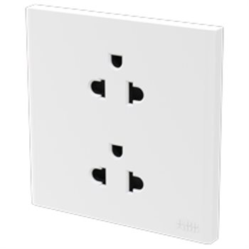 Bộ ổ cắm đôi 3 chấu ABB Framia BC245 16A 2TCZ212022R0060