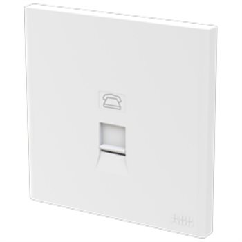 Bộ ổ cắm điện thoại đơn ABB Framia BC321 RJ11 2TCZ213005R0010