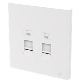 Bộ ổ cắm mạng đôi ABB Framia BC329 RJ45 CAT.6 2TCZ213013R0010