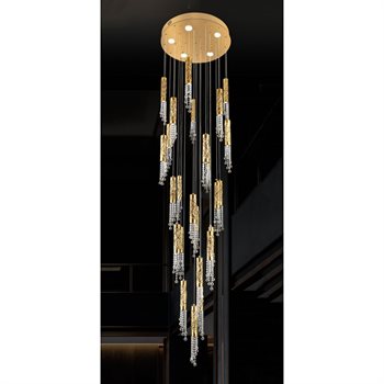 Đèn thả cầu thang HUFA TTF 1669/24 Ø600*H3000 LED 135W TTF 1669/24