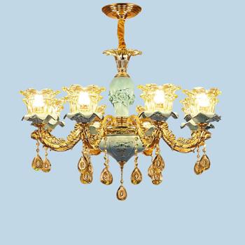 Đèn chùm pha lê nến Klasse 80x80x60cm KL199 - 08