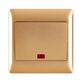 Bộ công tắc đơn 2 cực 2 chiều CHINT NEW7-G00250/X 20A 250V có đèn báo NEW7-G00250/X